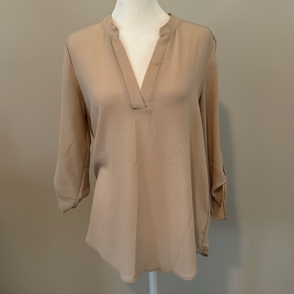 Tan Blouse - Picture 1 of 5